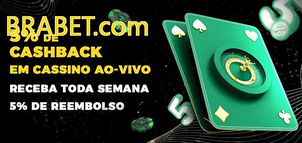 Promoções do cassino ao Vivo BRABET.com